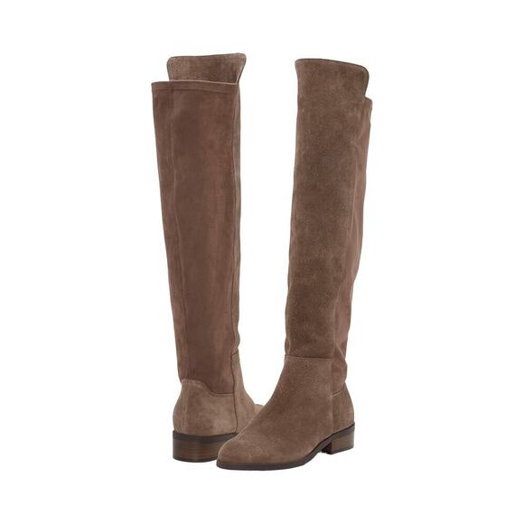 Lucky Shoes - NEW Lucky Women's 7 Calypso Falcon Oiled Suede Tall Boots WIDE CALF